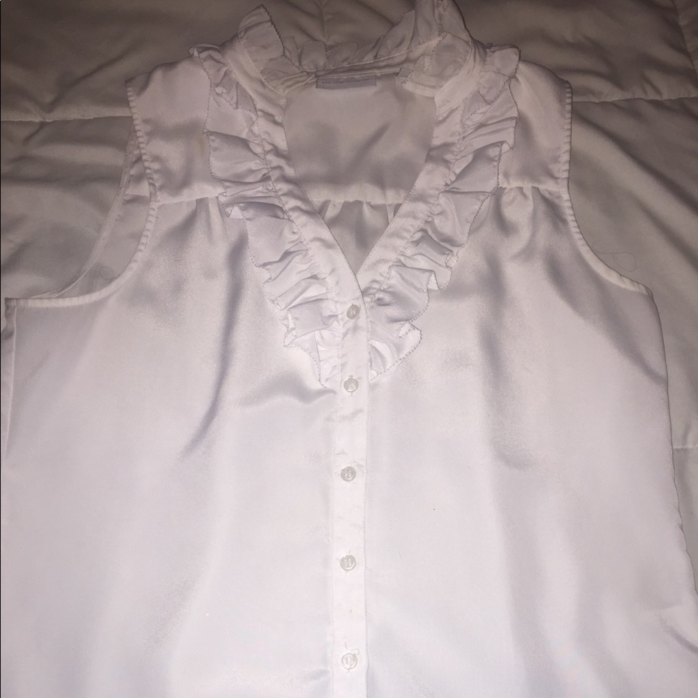 New York & Company - White Small Blouse
